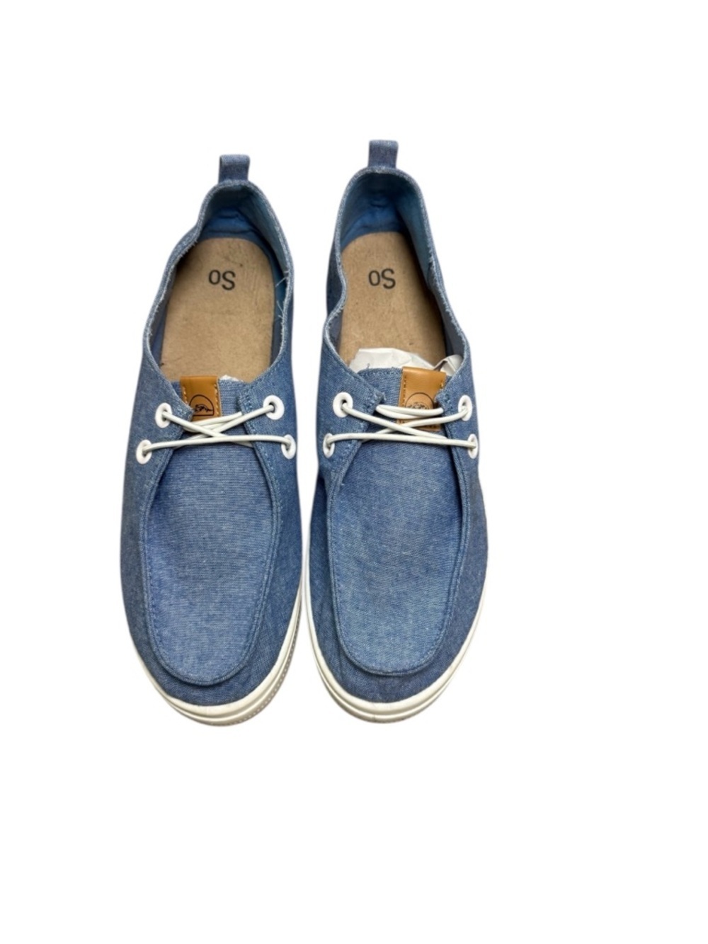 SO Women's Edenn Moc Toe Slip-On Casual Sneakers CHAMBRAY 10M